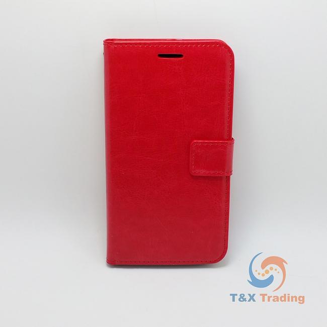 HuaWei P20 - Book Style Wallet Case With Strap