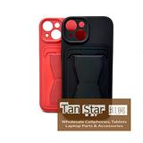 Apple iPhone 14 - Standing Card Secure Wallet Card Holder with Passthrough Kickstand