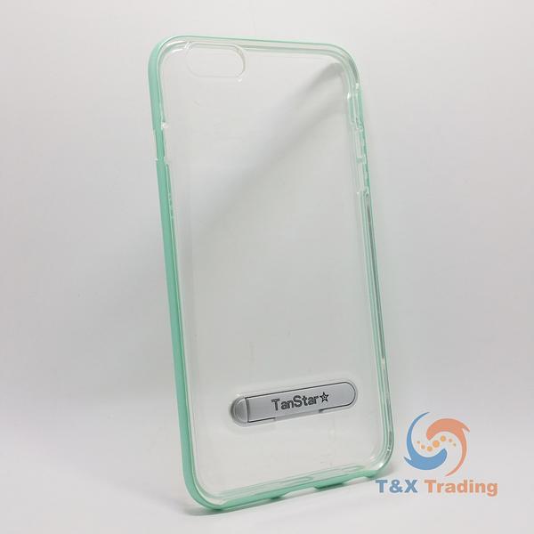 Apple iPhone 6 Plus / 6S Plus - TanStar Aluminum Bumper Frame Case with Kickstand