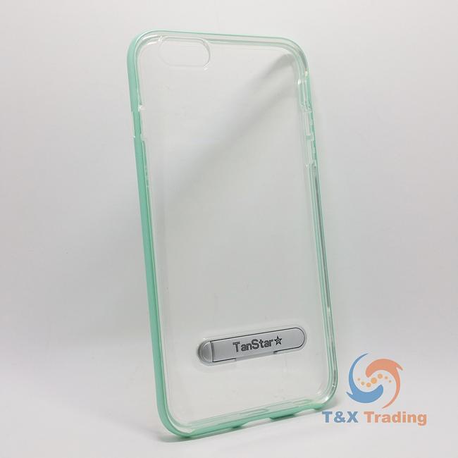 Apple iPhone 6 Plus / 6S Plus - TanStar Aluminum Bumper Frame Case with Kickstand
