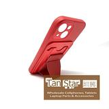 Apple iPhone 14 - Standing Card Secure Wallet Card Holder with Passthrough Kickstand