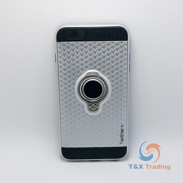 Apple iPhone 6 Plus / 6S Plus - TanStar Magnet Enabled Case with Ring Kickstand