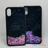 Apple iPhone X / XS- Black Water Liquid Case