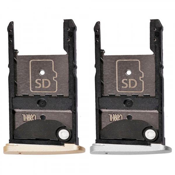 Sim tray Gold for Motorola Moto Z Play XT1635