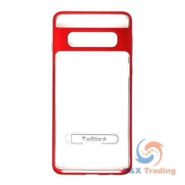 Samsung Galaxy S10 - TanStar Aluminum Bumper Frame Case with Kickstand