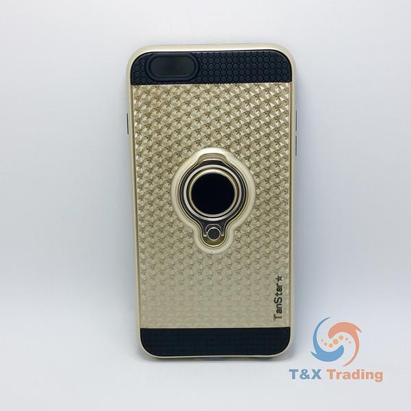 Apple iPhone 6 Plus / 6S Plus - TanStar Magnet Enabled Case with Ring Kickstand