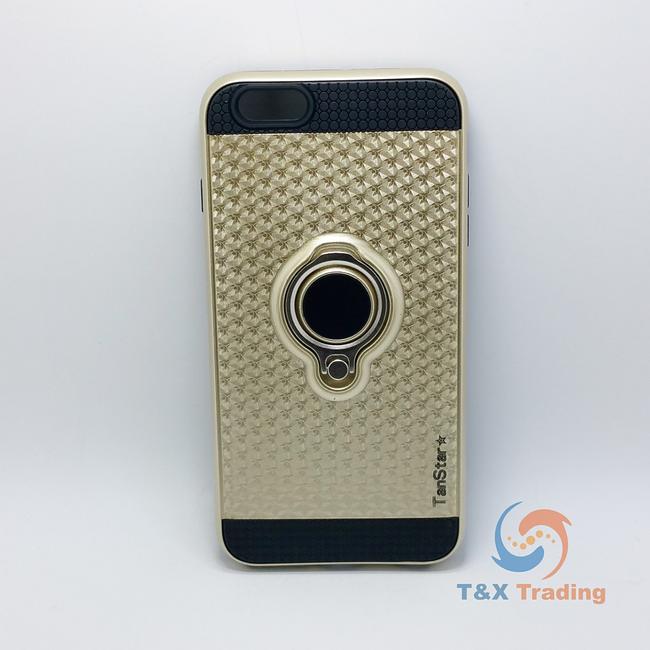 Apple iPhone 6 Plus / 6S Plus - TanStar Magnet Enabled Case with Ring Kickstand