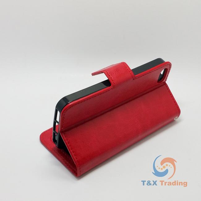 Apple iPhone 5C - Book Style Wallet Case with Strap