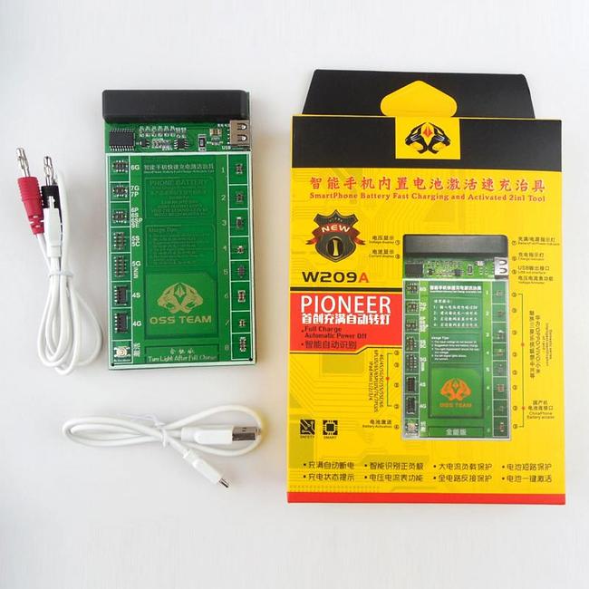 W209A Battery fast charging activated 2in1 tool Digital Display Battery activation Charge PCB board for iPhone and Android phone