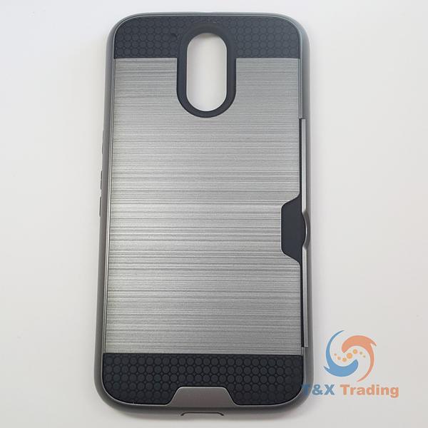 Motorola Moto G4 Plus - Slim Sleek Case with Credit Card Holder Case