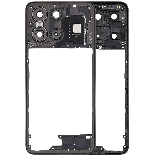 mid frame bezel for Motorola Moto G 5G 2025 XT2513