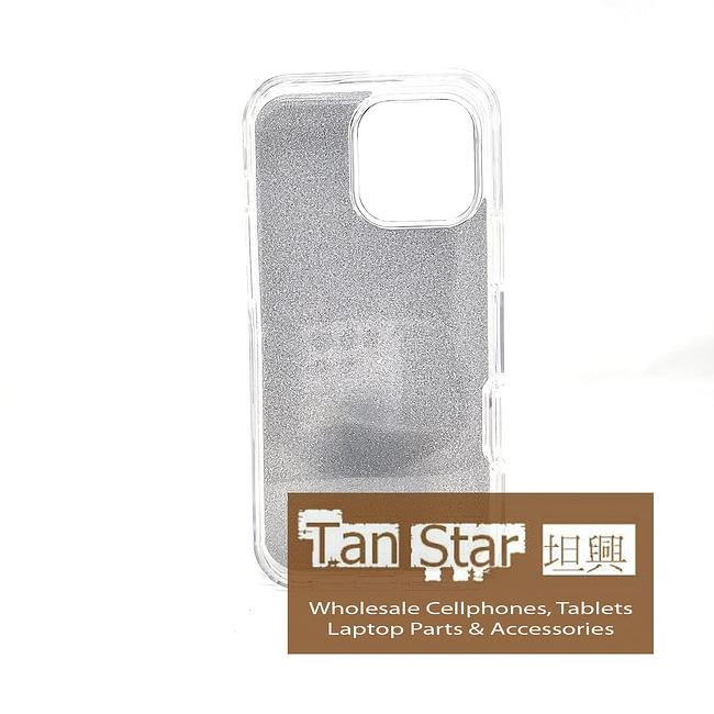 Apple iPhone 16 Pro Max - Twinkling Glass Crystal Phone Case