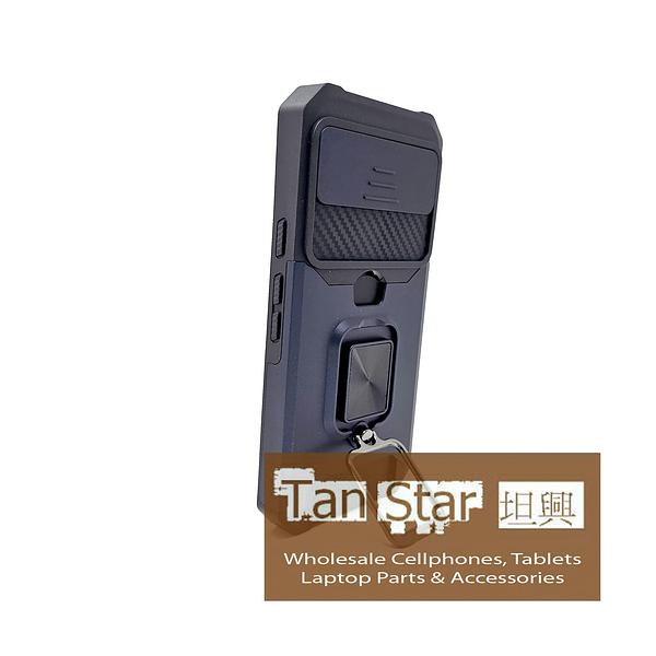 Google Pixel 9a - Secure Card Holder Magnet Enabled Case with Ring Kickstand