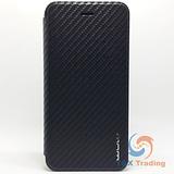 Apple iPhone 6 Plus / 6S Plus - WUW Flip Carbon Fiber Wallet Case