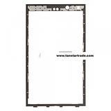 LCD display Frame bezel for BlackBerry Z10 Black