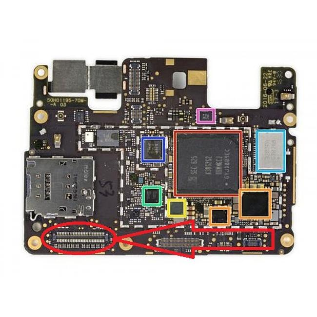 lcd connector FPC for Google Pixel XL 5.5"