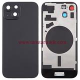 back cover glass with metal for iPhone 15 Plus