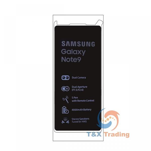 Plastic Seal Original Factory New Phone Film for Samsung note 9 N9600 N960 N90F