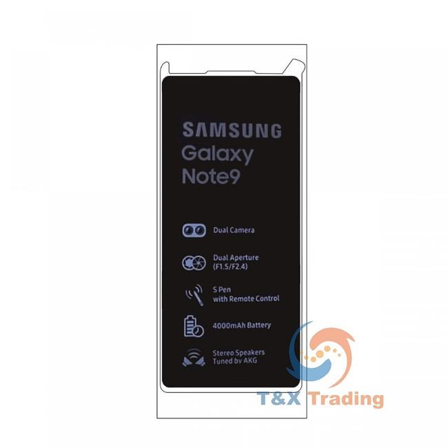 Plastic Seal Original Factory New Phone Film for Samsung note 9 N9600 N960 N90F