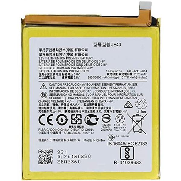 replacement battery JE40 for Motorola Moto G7 Play XT1952 Moto One XT1941 G7 XT1962