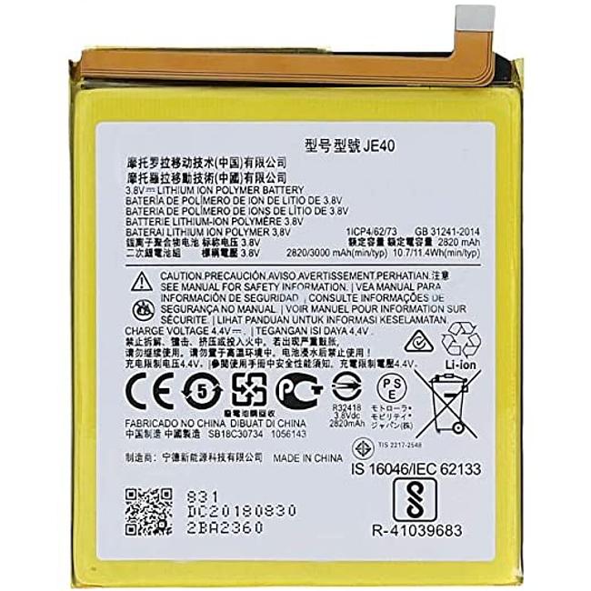 replacement battery JE40 for Motorola Moto G7 Play XT1952 Moto One XT1941 G7 XT1962
