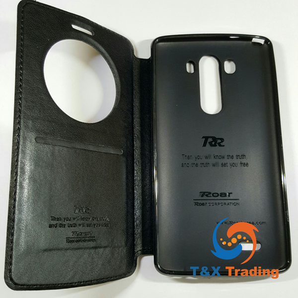 LG G3 - Roar Noble Leather View Series Case