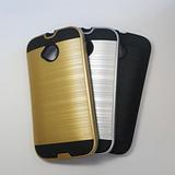 Motorola Moto E (Gen 2) - Slim Sleek Brush Metal Case