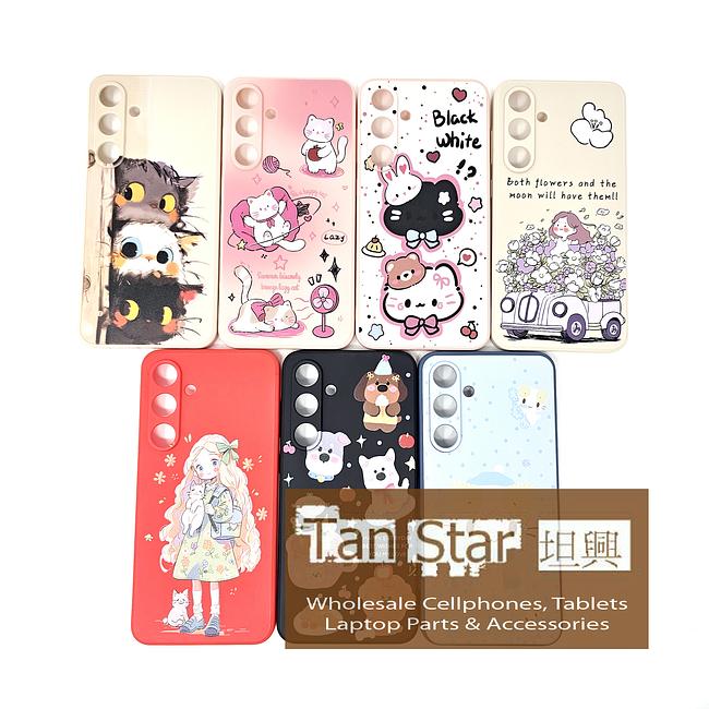 Samsung Galaxy S24 FE - Mixed Printed Designs Silicone Phone Case