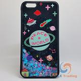 Apple iPhone 6 Plus / 6S Plus - Black Water Liquid Case with Design