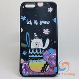 Apple iPhone 6 Plus / 6S Plus - Black Water Liquid Case with Design