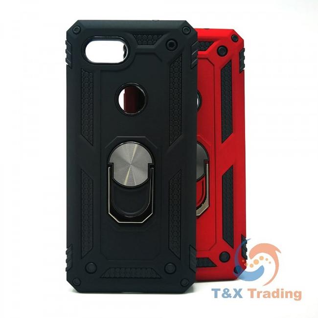 Google Pixel 3A - Transformer Magnet Enabled Case with Ring Kickstand
