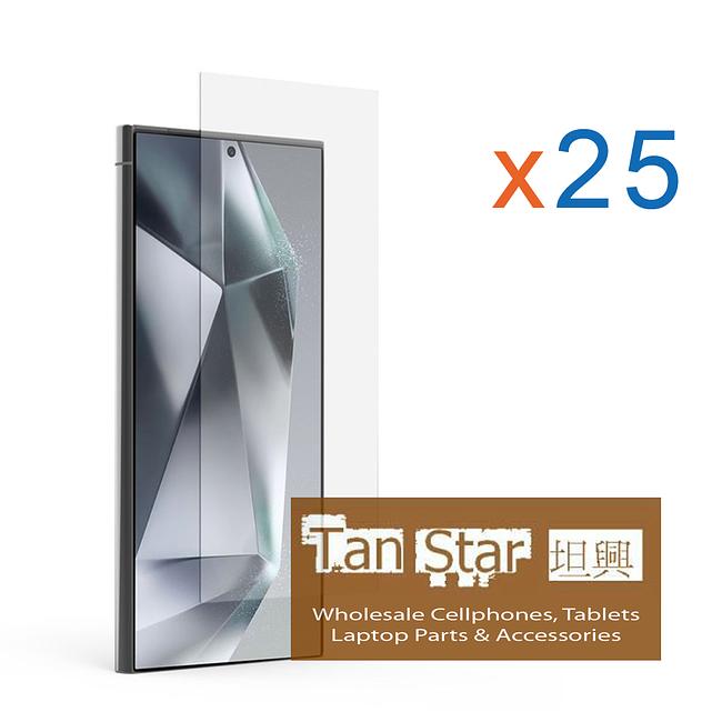 Samsung Galaxy S25 Ultra  Bulk (25Pcs) Tempered Glass Screen Protector