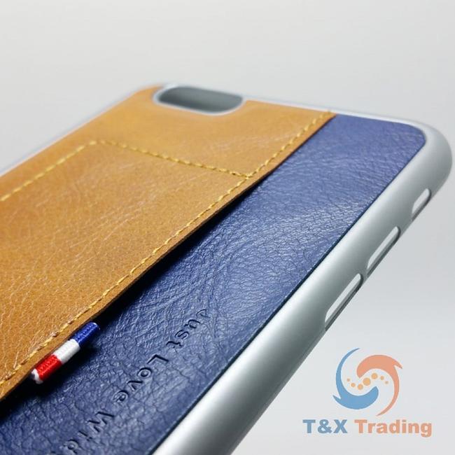 Apple iPhone 6 Plus / 6S Plus - WUW Fashion Leather Credit Card Holder Case