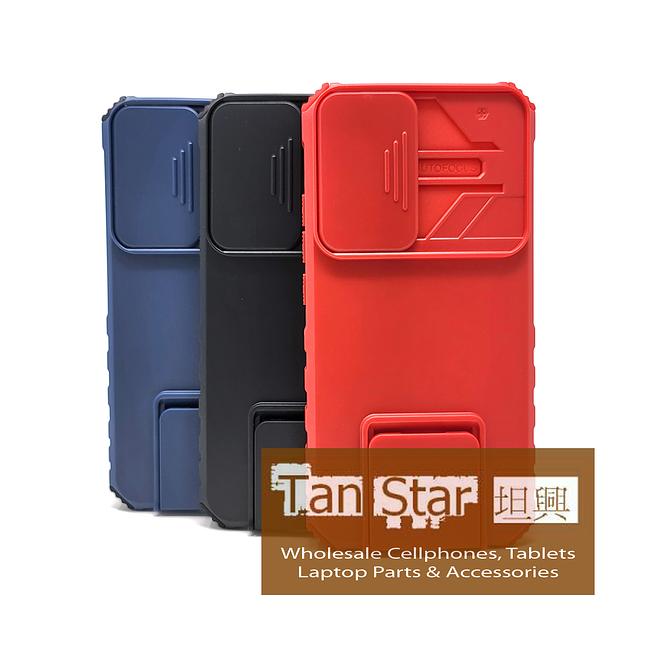 Samsung Galaxy S22 Plus - Stand Up Case with Camera Shield and Kickstand