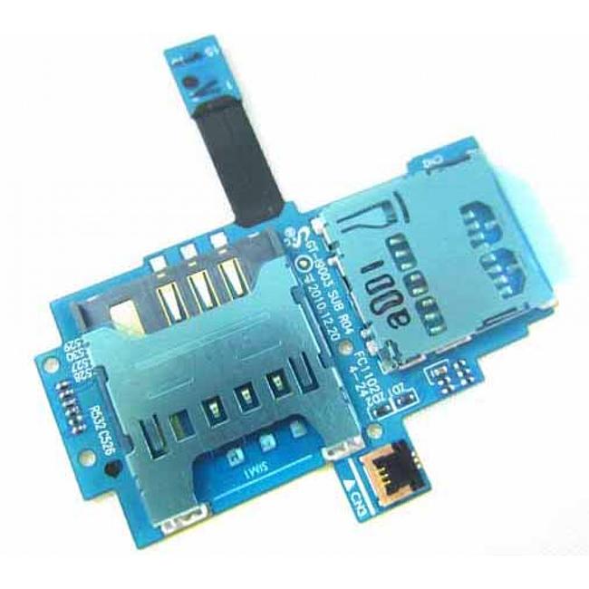 Sim connector flex for Samsung i9003 Galaxy SL