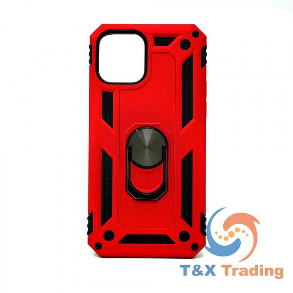 Apple iPhone 12 / 12 Pro - Transformer Magnet Enabled Case with Ring Kickstand