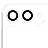 back camera LENS for Samsung Galaxy Z Flip 6 F741