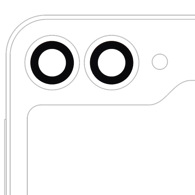 back camera LENS for Samsung Galaxy Z Flip 6 F741