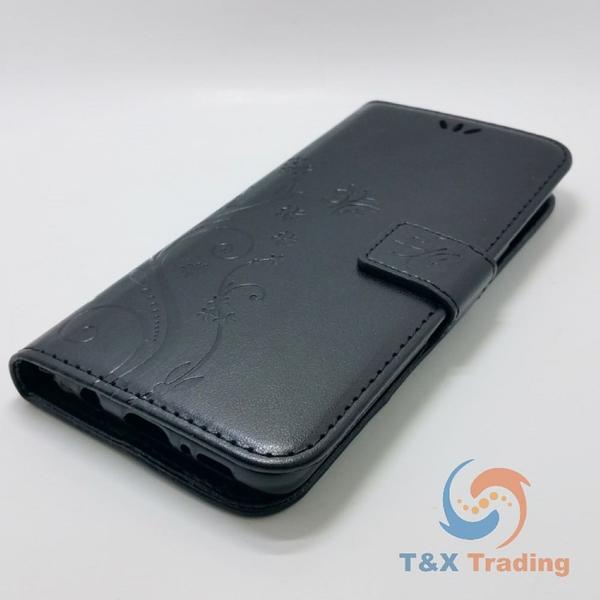 Samsung Galaxy S9 - Butterfly Book Style Wallet Case with Strap