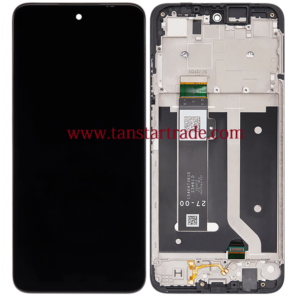 LCD Digitizer with frame for Motorola Moto G34 XT2363