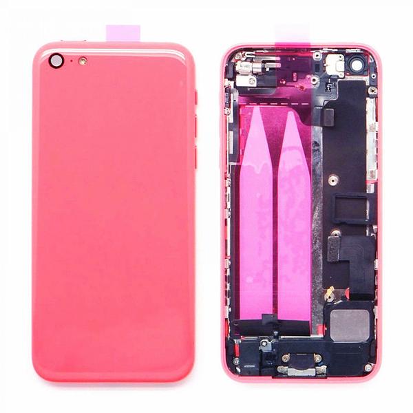 back housing parts installed for iphone 5C