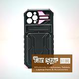 Apple iPhone 12 Pro - Auto Focus Removable Credit Card Holder Case with Kickstand