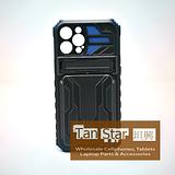 Apple iPhone 12 Pro - Auto Focus Removable Credit Card Holder Case with Kickstand