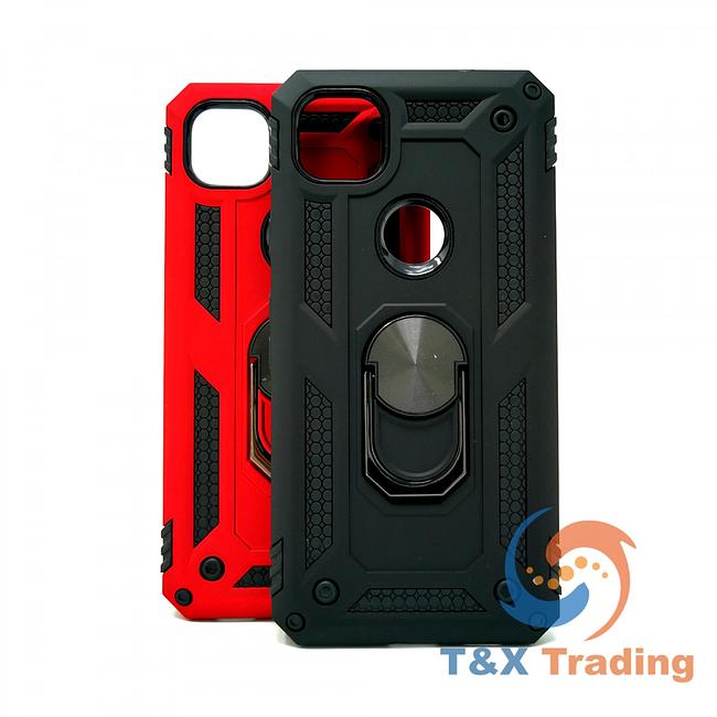 Google Pixel 4a - Transformer Magnet Enabled Case with Ring Kickstand