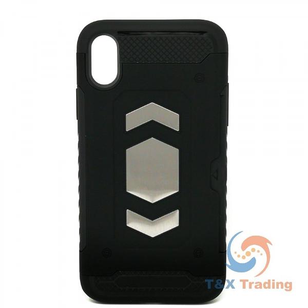 Apple iPhone XS Max - Magnet Enabled Badge with Credit Card Holder Case