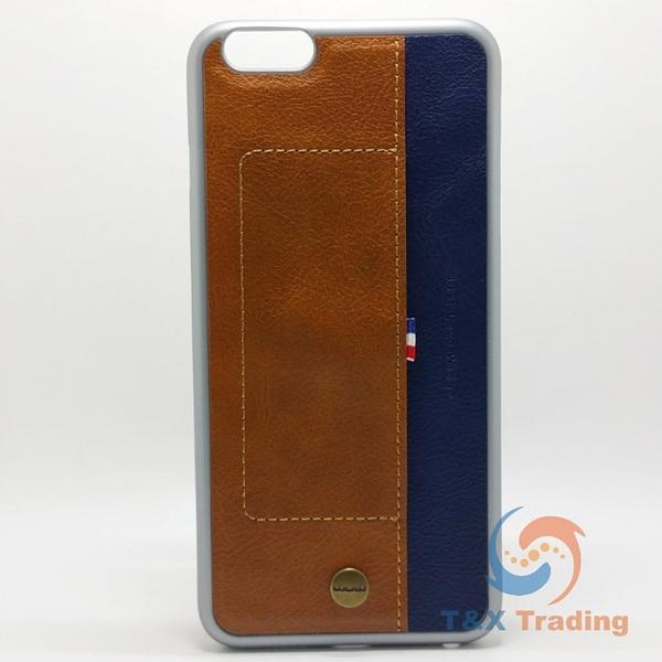 Apple iPhone 6 Plus / 6S Plus - WUW Fashion Leather Credit Card Holder Case