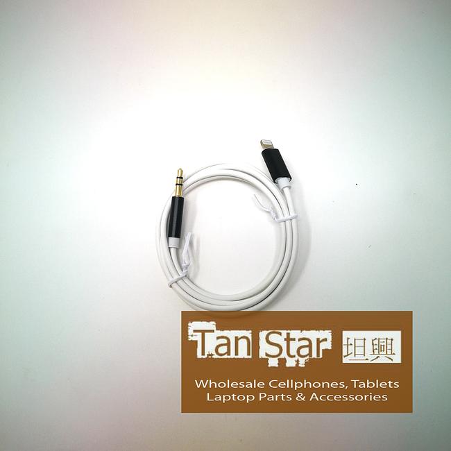 For Apple Lightning to 3.5mm AUX OTG Stereo Audio Adapter Cable