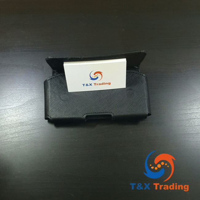 Leather Holster Pouch For Cell Phone with Belt Clip and Magnetic Closing