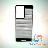 Samsung Galaxy S21 Ultra - Slim Sleek Brush Metal Case