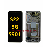 LCD assembly with frame OEM for Samsung S22 S901 S901U S901F